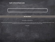 Tablet Screenshot of nyali-international.com